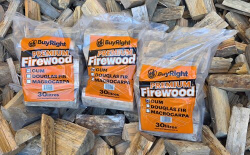 Bagged Gum Firewood.
